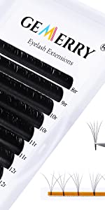 easy fan volume lashes 8-20mm