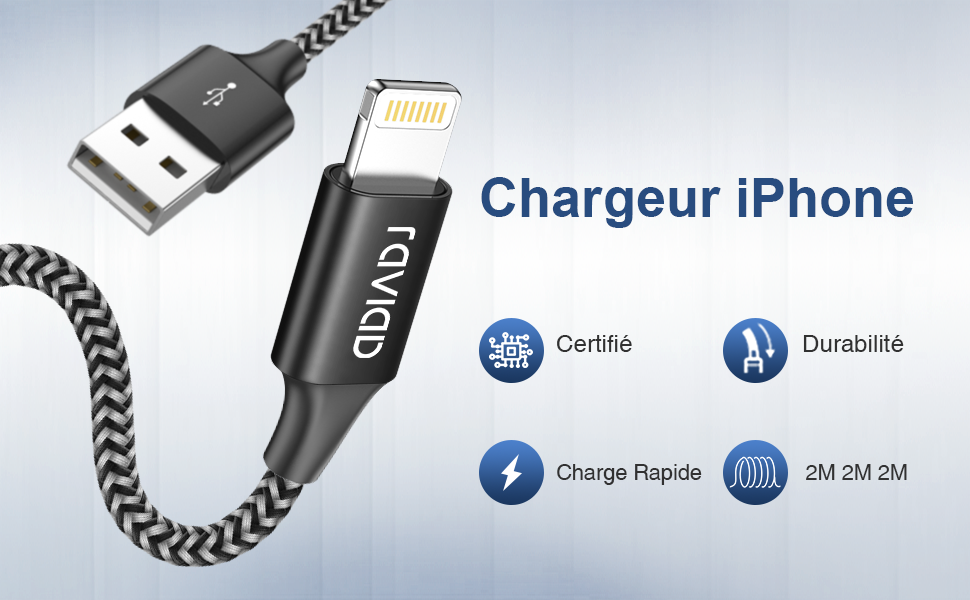 Câble iPhone Chargeur