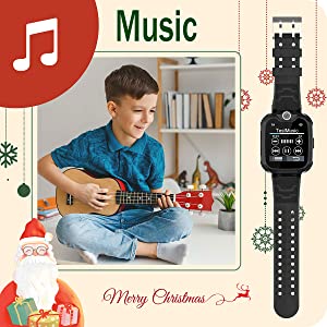 Montre de Jeu avec Appareil Photo Lecteur de Musique Mode Scolaire Réveil Appels