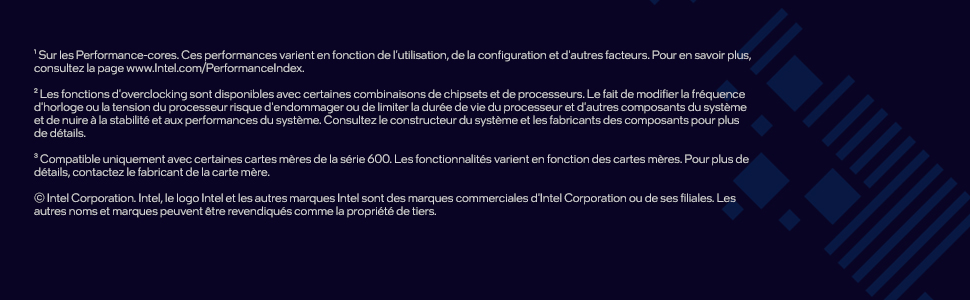 Processeur Intel Core i5-12600K de 12 generation pout PC de bureau