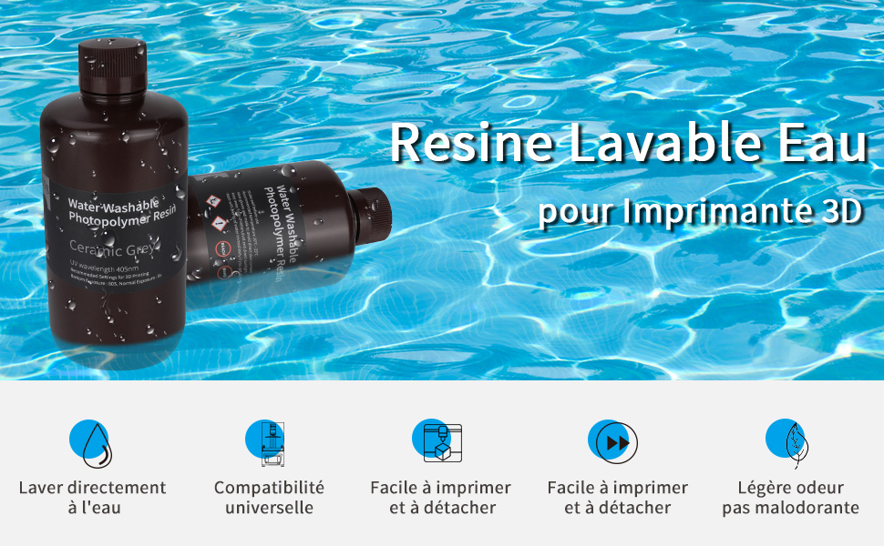 ELEGOO resine lavable eau