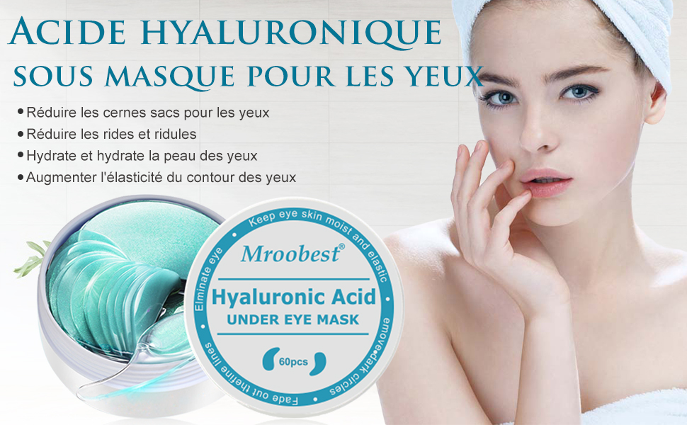 Hyaluronic acid eye mask