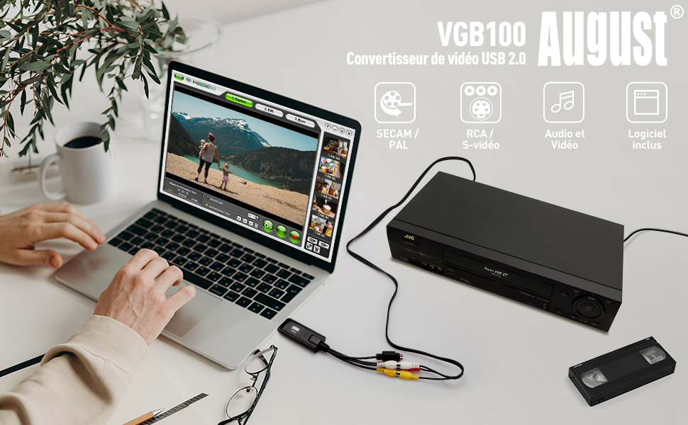 convertiseur video analogique numerique vhs