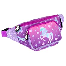 Filles - School - Licorne - Violet - Rose - Paillettes - Cadeau d'anniversaire - Franges - Hologramme - Licorne