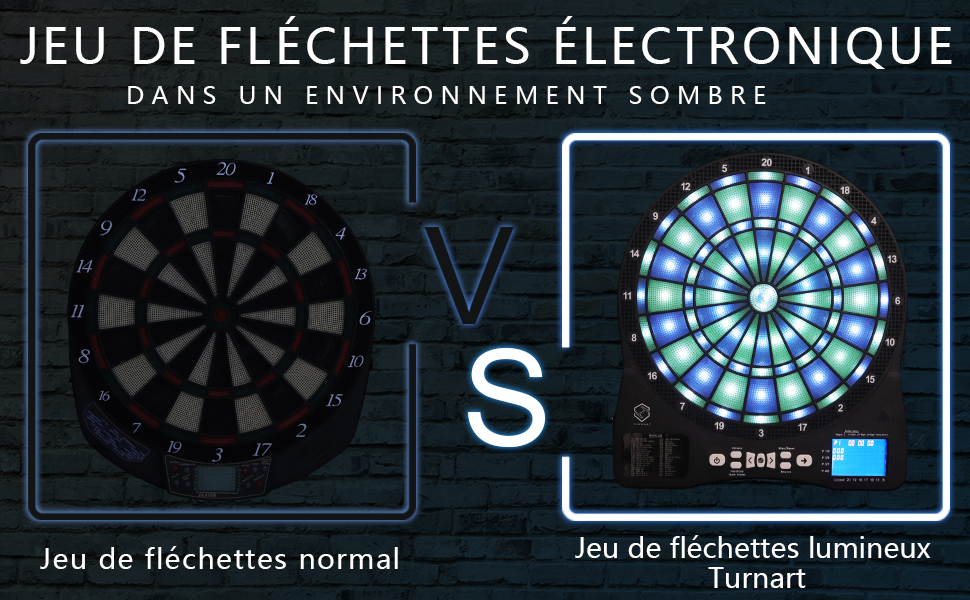  Jeu de Flechette électronique Lumineux