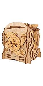 escape room jeu de reflexion logique stratgie cassette en bois denqu in a Box 3D Coffret cadeau