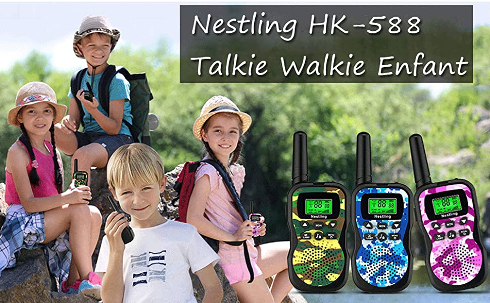 Nestling walkie talkie