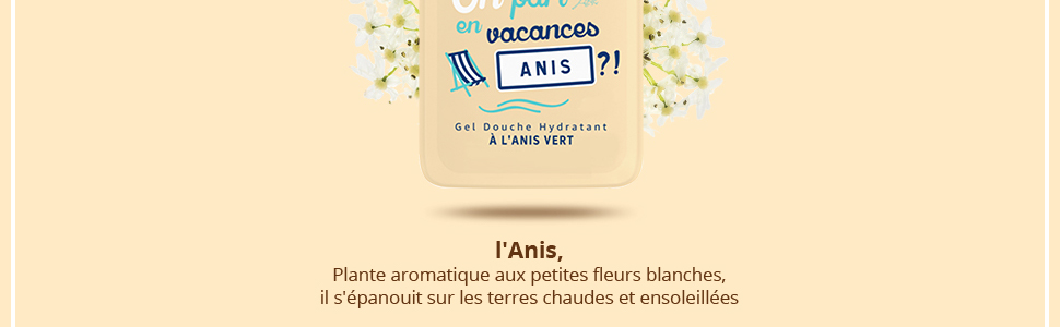 Le Petit Marseillais Gel Douche Bonheur Anis