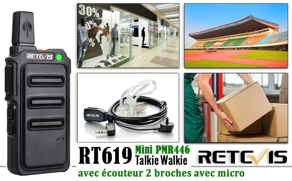 rt619 Talkies Walkies Professionnel pour Entrepôt