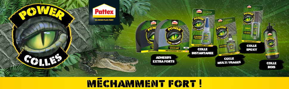 Pattex Crocodile Power fixation réparation puissant collage colle nouveauté Henkel Amazon Acheter