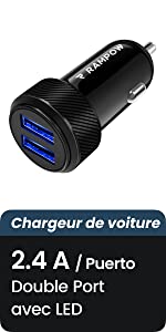 Chargeur Allume Cigare USB