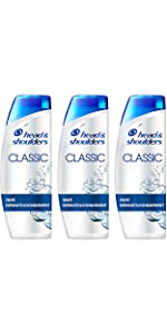 Head & Shoulders Shampoing Antipelliculaire Classic Nettoie Hydrate pellicule cuir chevelu 