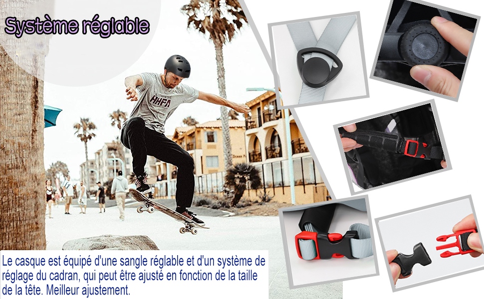  Casque de Skateboard