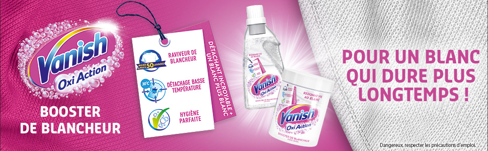 Vanish blanchisseur linge