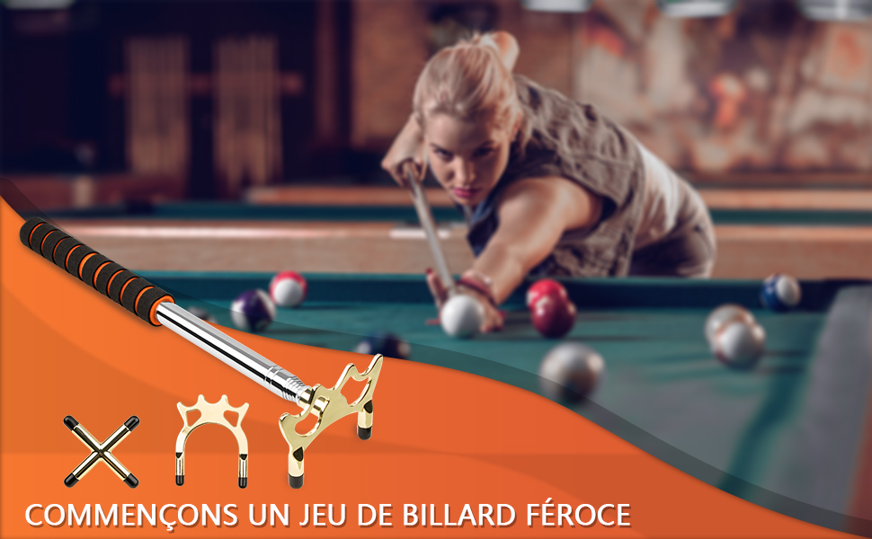 Commençons un jeu de billard féroce