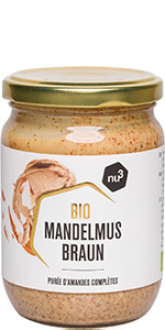 mandelmus braun almond spread nussmus mandel