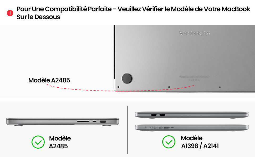 tomtoc 360° Housse 15,4 pouces pour MacBook Pro 16