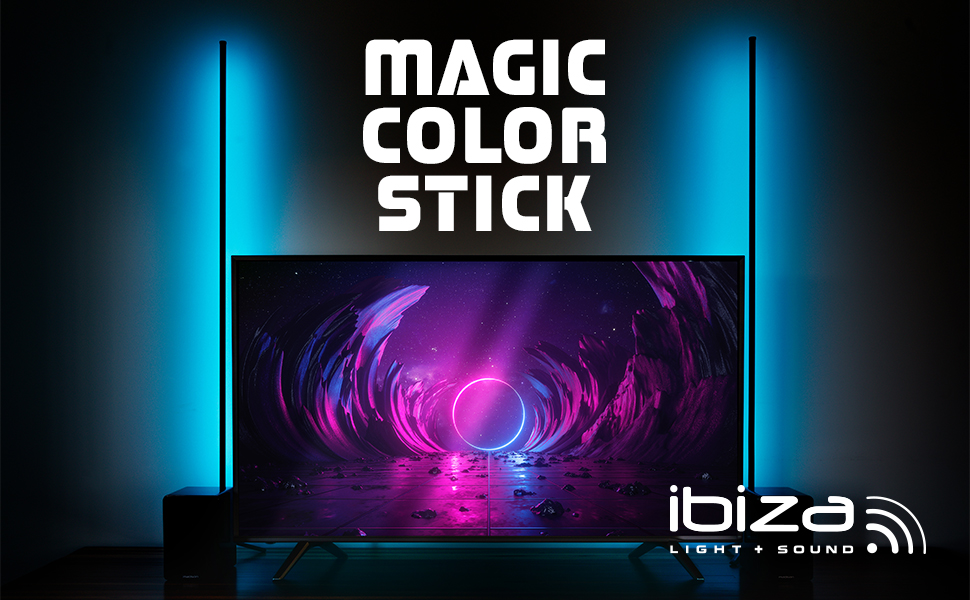 magic color stick tube led rvb ambiance gaming