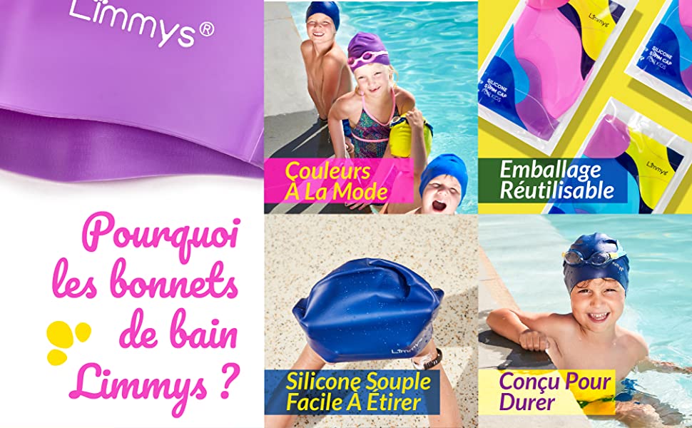 Limmys GILET DE NATATION, Limmys Bonnet de Bain