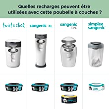 recharges pour poubelles a couches