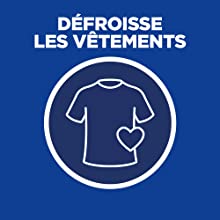 Défroisse les vêtements 