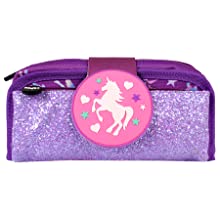 Filles - School - Licorne - Violet - Rose - Paillettes - Cadeau d'anniversaire - Franges - Hologramme - Licorne