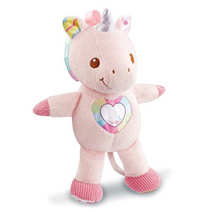 maé,licorne,peluche,jouet,enfant,bébé,amusant,animal,chanson,musique,berceuse,rose,doux,promenade