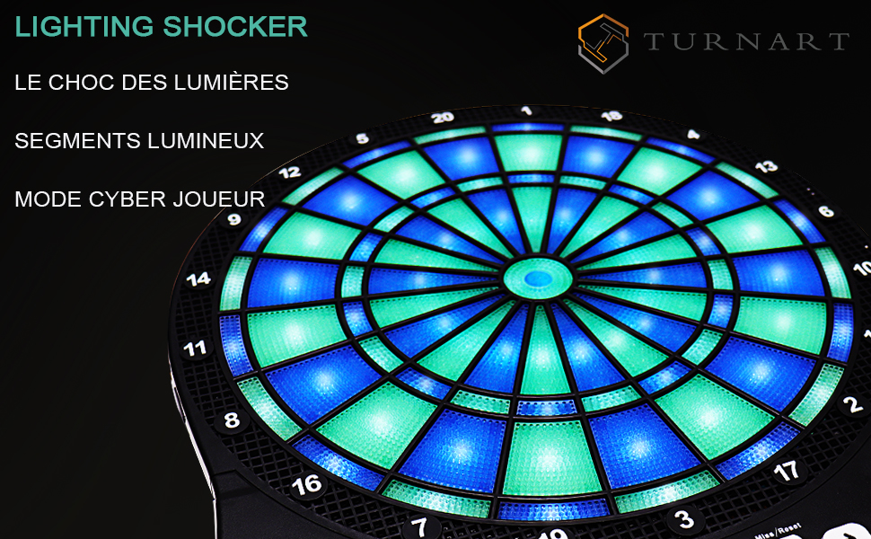  Jeu de Flechette électronique Lumineux