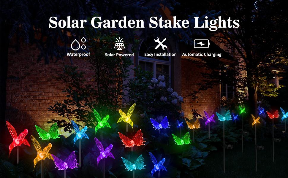 SOLAR GARDEN STAKE LIGHTS