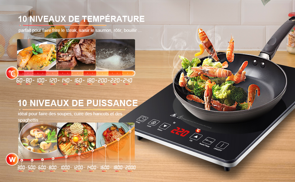 Plaque Induction Portable Amzchef