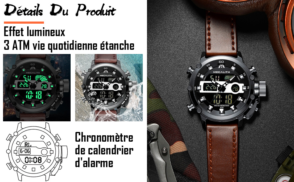 montre militaire homme