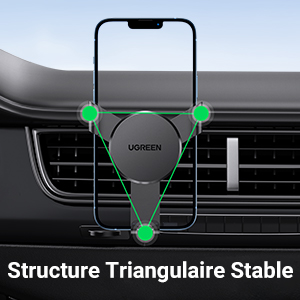 support voiture ventilation 