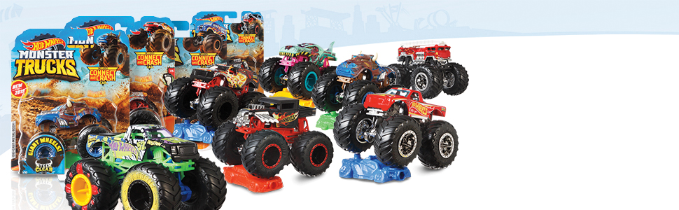 Assortiment Véhicules Monster Trucks Hot Wheels