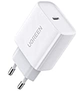 UGREEN PD 20W Chargeur USB C Power Delivery 3.0 Charge Rapide Compatible avec iPhone 12 Mini Pro ...