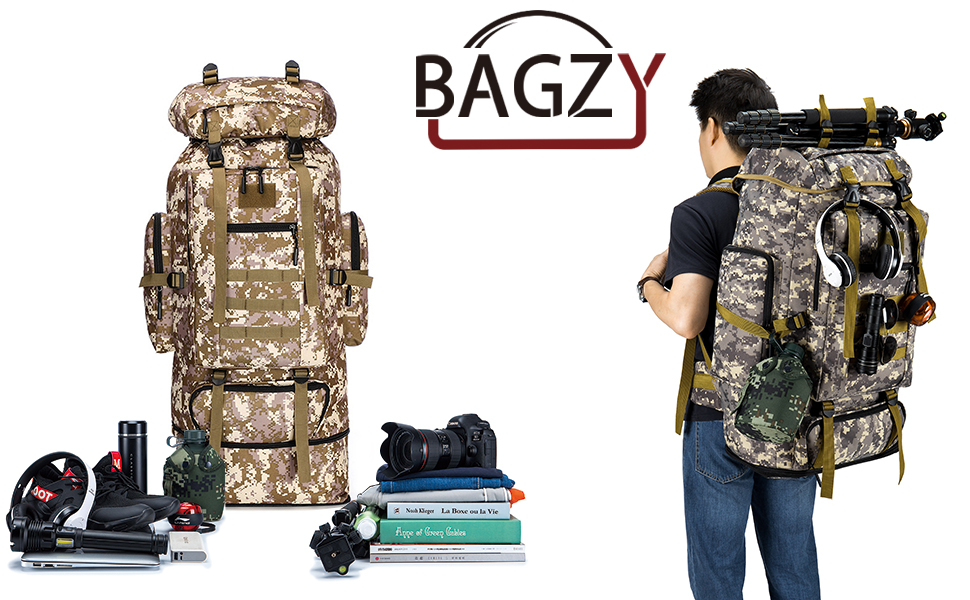 BAGZY 100L Army Combat Military Rucksack