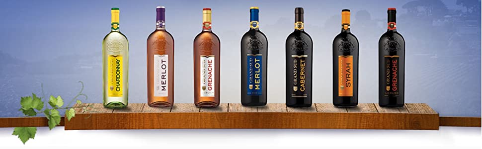 Grand Sud; vin; vin rosé; vin blanc; vin rouge; france; bag in box; sud de la france; 