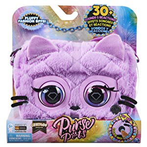 Purse Pets Fluffy chaton sac à main interactif compagnon animal mode tendance défilé jeu 5 ans