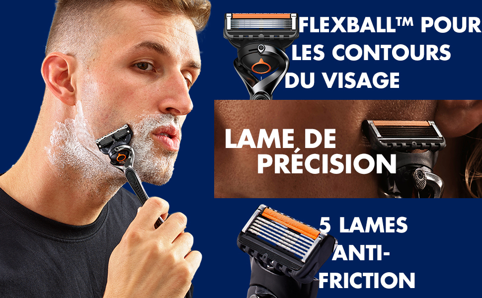 flexball les conours du visage 5 lames