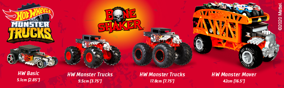 Assortiment Véhicules Monster Trucks Hot Wheels