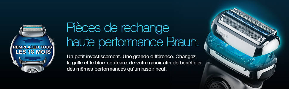 Pièces de rechange haute performance Braun