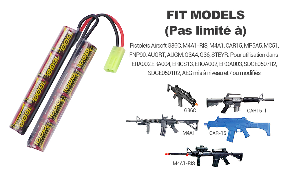 9.6v nimh batterie