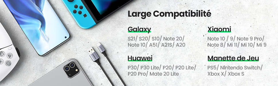  Appareils Compatibles ( 3A Max) 