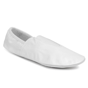 Chaussons de gymnastique en forme de nuage blanc.