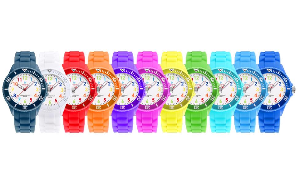 montres femmes hommes enfant enfants ans garcon fille pas cher cadeau étanche bracelet watch