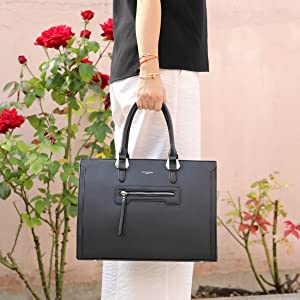 David Jones - Grand Sac à Main Femme - Cabas Fourre-Tout Cuir PU Rigide