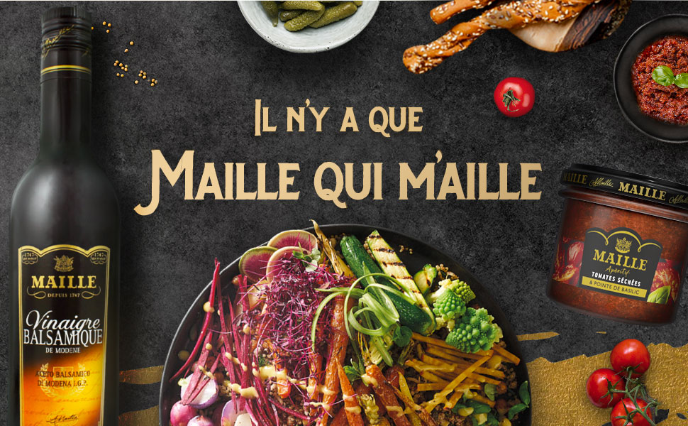 Maille, Maille moutarde, moutarde de dijon, Maille l'originale, moutarde, moutarde originale