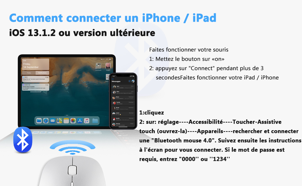 ipad souris mouse