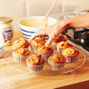 Muffins banane mayoRéalisés avec notre mayonnaise nature Heinz