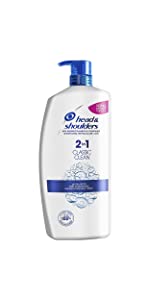 Head & Shoulders Shampoing après shampoing 2en1 Antipelliculaire Classic Nettoie Hydrate pellicules