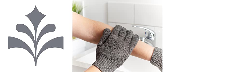 Temple Spring Exfoliating Gloves